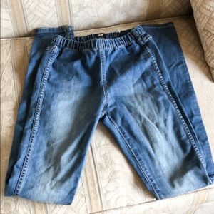 H&M skinny jeggings with elastic waist, size XS